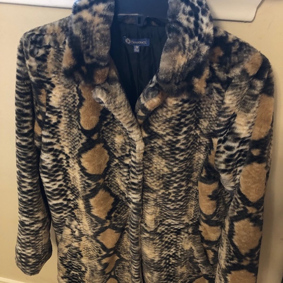Democracy brand faux fur Jacket - Picture 1 of 2